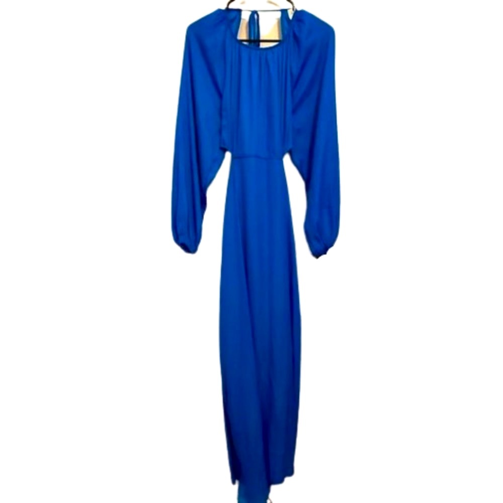 BÖHME CAROLINE BLUE MAXI DRESS